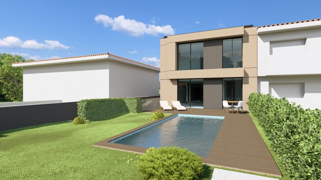 moradia com piscina