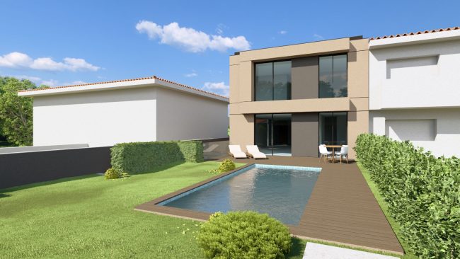moradia com piscina