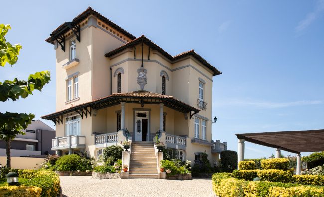 Fachada Palacete em Vila Nova de Gaia,